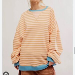Free People Striped sweater